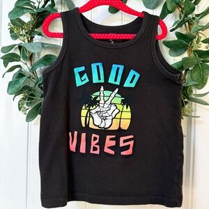 🔹 10/$25- Osh‎ Kosh Good Vibes Cotton Tank